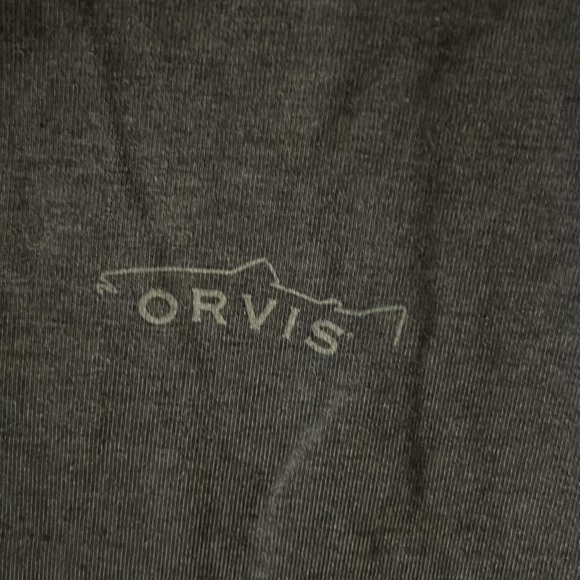 Men’s large Orvis “Trout Bum” zip-up pullover - Picture 4 of 5